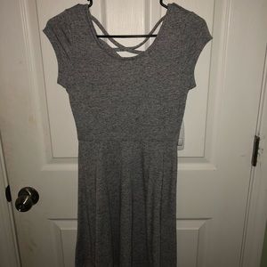 Grey skater dress